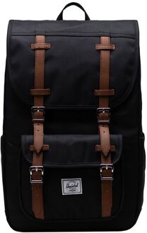 Herschel Supply Co. Little America Mid laptop laptop rugzak black Zwart - H 43 x B 28 x D 13 cm