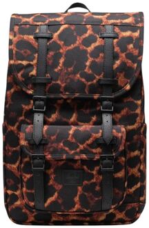 Herschel Supply Co. Little America Mid laptop laptop rugzak digi leopard Multicolor - H 43 x B 28 x D 13 cm