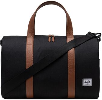 Herschel Supply Co. Novel Carry On Duffle black weekendtas handbagage Zwart - H 27.5 x B 43 x D 25 cm