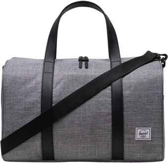 Herschel Supply Co. Novel Carry On Duffle raven crosshatch weekendtas handbagage Grijs - H 27.5 x B 43 x D 25 cm