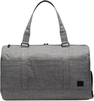Herschel Supply Co. Novel Duffle Tech raven crosshatch weekendtas handbagage Grijs - H 32 x B 52 x D 28 cm