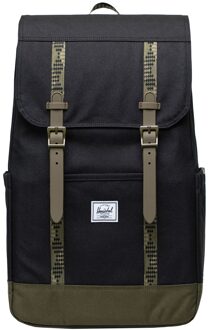 Herschel Supply Co. Retreat Backpack black/ivy green backpack Multicolor - H 46 x B 28 x D 15