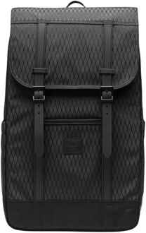 Herschel Supply Co. Retreat laptop laptop rugzak black diamond/black Zwart - H 46 x B 28 x D 15 cm