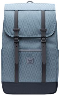 Herschel Supply Co. Retreat laptop laptop rugzak blue melange diamond/sea storm Blauw - H 46 x B 28 x D 15 cm