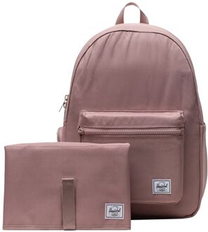 Herschel Supply Co. Settlement Backpack Diaper Bag ash rose damestas luiertas rugzak Roze - H 43 x B 31 x D 15 cm