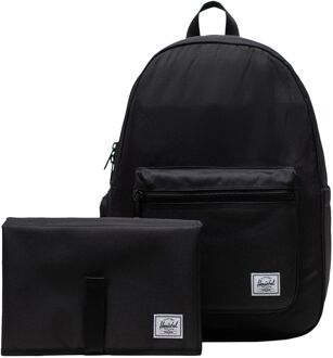 Herschel Supply Co. Settlement Backpack Diaper Bag black damestas luiertas rugzak Zwart - H 43 x B 31 x D 15 cm