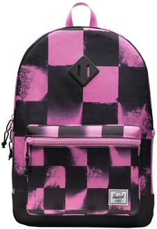Herschel Supply Co. Youth Backpack XL stencil checker opera mauve schooltas kind Multicolor - H 43 x B 30 x D 15 cm