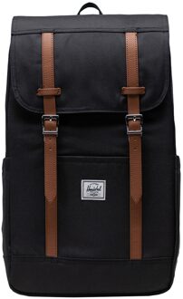 Herschel Supply Co. Zwarte Retreat Rugzak Herschel , Black , Unisex - ONE Size