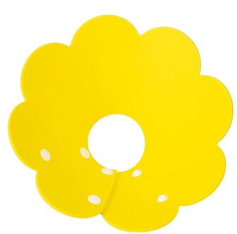 Herstel Kraag Elizabethan Kraag Wondgenezing Beschermende Kegel Voor Kitten geel / S