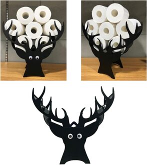 Herten-Vormige Toilet Paper Roll Holder Vrijstaande Toiletpapier Tissue Papier