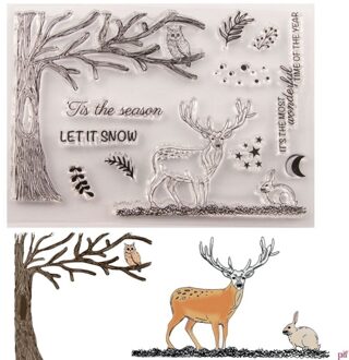 Herten Zegel Met Stansmessen Stencil Set Diy Scrapbooking Embossing Photo 01