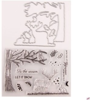 Herten Zegel Met Stansmessen Stencil Set Diy Scrapbooking Embossing Photo 10