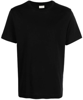 Hertz T-Shirt - Stijlvol Ontwerp Dries Van Noten , Black , Heren - M
