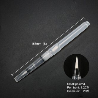 Hervulbare Water Borstels Inkt Pennen Schilderen Pen Plastic Handvat Nylon Haar Kantoorbenodigdheden Art Supplies Sml Water Borstel 1stk S 155mm