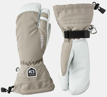 Hestra Army Leather Heli Ski 3-Finger Want Groen - 11