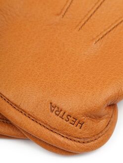 Hestra Handschoen Andrew Leer Cognac Bruin - 10,10.5,8,9