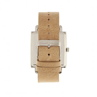 Het 5000 Leren Polshorloge - maat Kaki