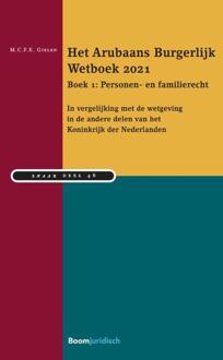 Het Arubaans Burgerlijk Wetboek 2021 Boek 1: Personen- En Familierecht - Snaar - M.C. F. E. Gielen