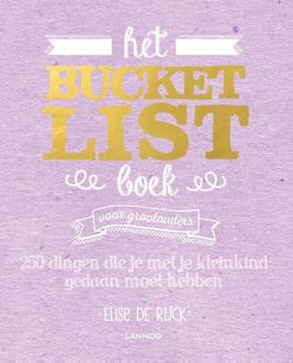 Het Bucketlist Boek voor grootouders - Boek Elise De Rijck (9401441456)