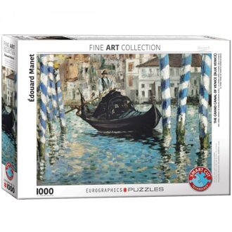 Het Canal Grande van Venetië - Edouard Manet (1000)