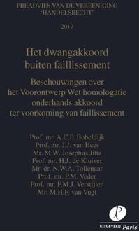 Het dwangakkoord buiten faillissement - Boek A.C.P. Bobeldijk (9462511500)