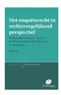 Het enqueterecht in rechtsvergelijkend perspectief - Boek Paul Jager (9462510245)