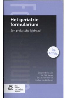 Het geriatrie formularium - Boek Springer Media B.V. (9031392642)