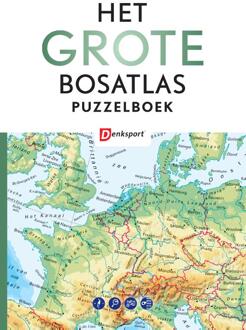 Het Grote Bosatlas puzzelboek - (ISBN:9789492911797)