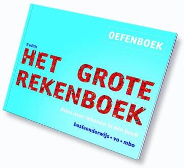 Het grote rekenboek oefenboek - Boek Marijke van der Mark (9491263412)