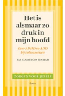 Het is alsmaar zo druk in mijn hoofd - Boek Bas van Heycop ten Ham (9461054793)
