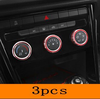 Het Is Geschikt Voor T-Roc Airconditioning Knop Inbouwen Speciale Interieur Volume Controle Aluminiumlegering Knop Decoratie Ring pas