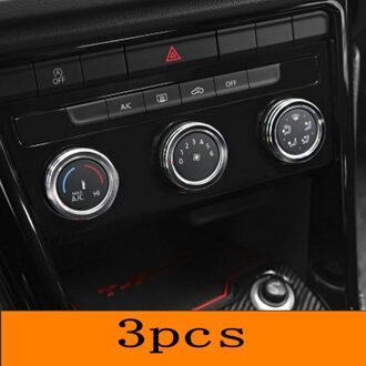 Het Is Geschikt Voor T-Roc Airconditioning Knop Inbouwen Speciale Interieur Volume Controle Aluminiumlegering Knop Decoratie Ring pas