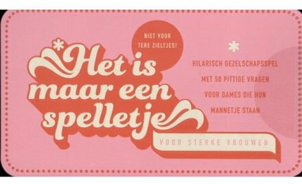 Het Is Maar Een Spelletje - Voor Sterke Vrouwen - Vraagspel In Blik