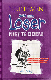 Het leven van een loser 5 - Niet te doen - Boek Jeff Kinney (9026132379)