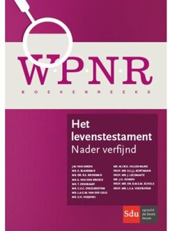 Het levenstestament - Boek Sdu Uitgevers (9012399947)