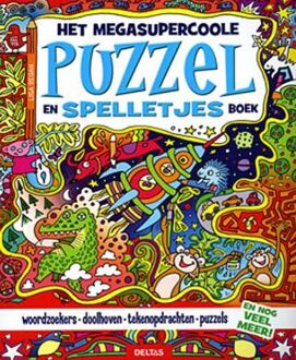 Het megasupercoole puzzel en spelletjesboek - Boek Lisa Regan (9044739263)