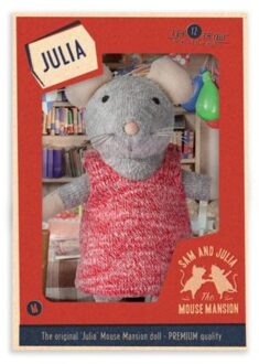Het muizenhuis knuffel, julia
