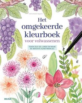 Het omgekeerde kleurboek v. volwassenen