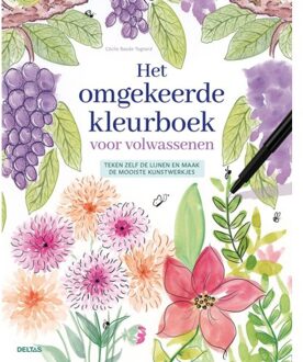 Het omgekeerde kleurboek v. volwassenen