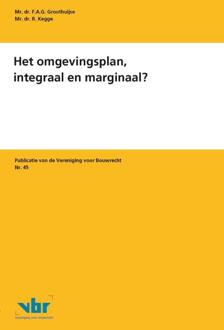 Het omgevingsplan, integraal en marginaal? - Boek F.A.G. Groothuijse (9463150285)