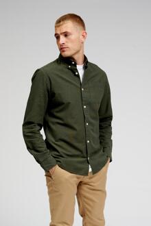 Het Originele Performance Oxford Overhemd - Bosnacht Donkergroen - 2XL