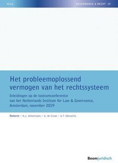 Het probleemoplossend vermogen van het rechtssysteem - - ebook