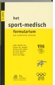 Het sport-medisch formularium - Boek Springer Media B.V. (9031340731)