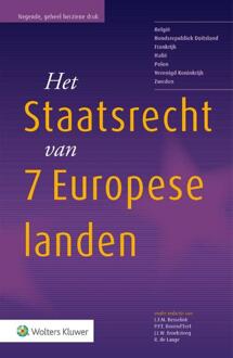 Het Staatsrecht van 7 Europese landen - Boek Wolters Kluwer Nederland B.V. (9013133703)