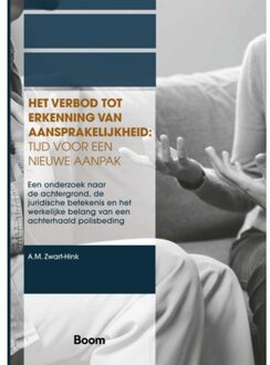 Het Verbod Tot Erkenning Van Aansprakelijkheid: Tijd Voor Een Nieuwe Aanpak - A-Lab (Amsterdam - A.M. Zwart-Hink