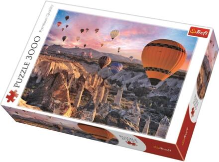 Hete Lucht Ballonnen Over Cappadocia Puzzel 3000 Stuks Turkije Fee Schoorstenen Puzzel Educatief Familie Tijd Hobby