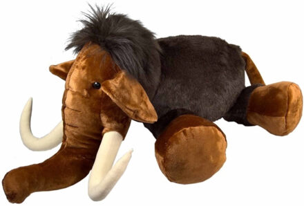 heunec Bruine pluche mammoet knuffel 100 cm