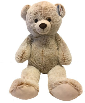 heunec Grote pluche beige beer/beren knuffel 100 cm speelgoed