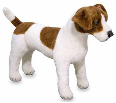 heunec Jack Russel Terrier Pluche Bruin