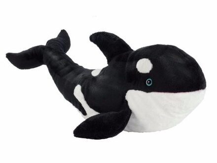 heunec pluche knuffel orka walvis - 50 cm - killer whales - zeedieren - Knuffel zeedieren Multikleur